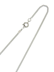 2005年製　CCマークプレートネックレス　シルバー／アイボリー