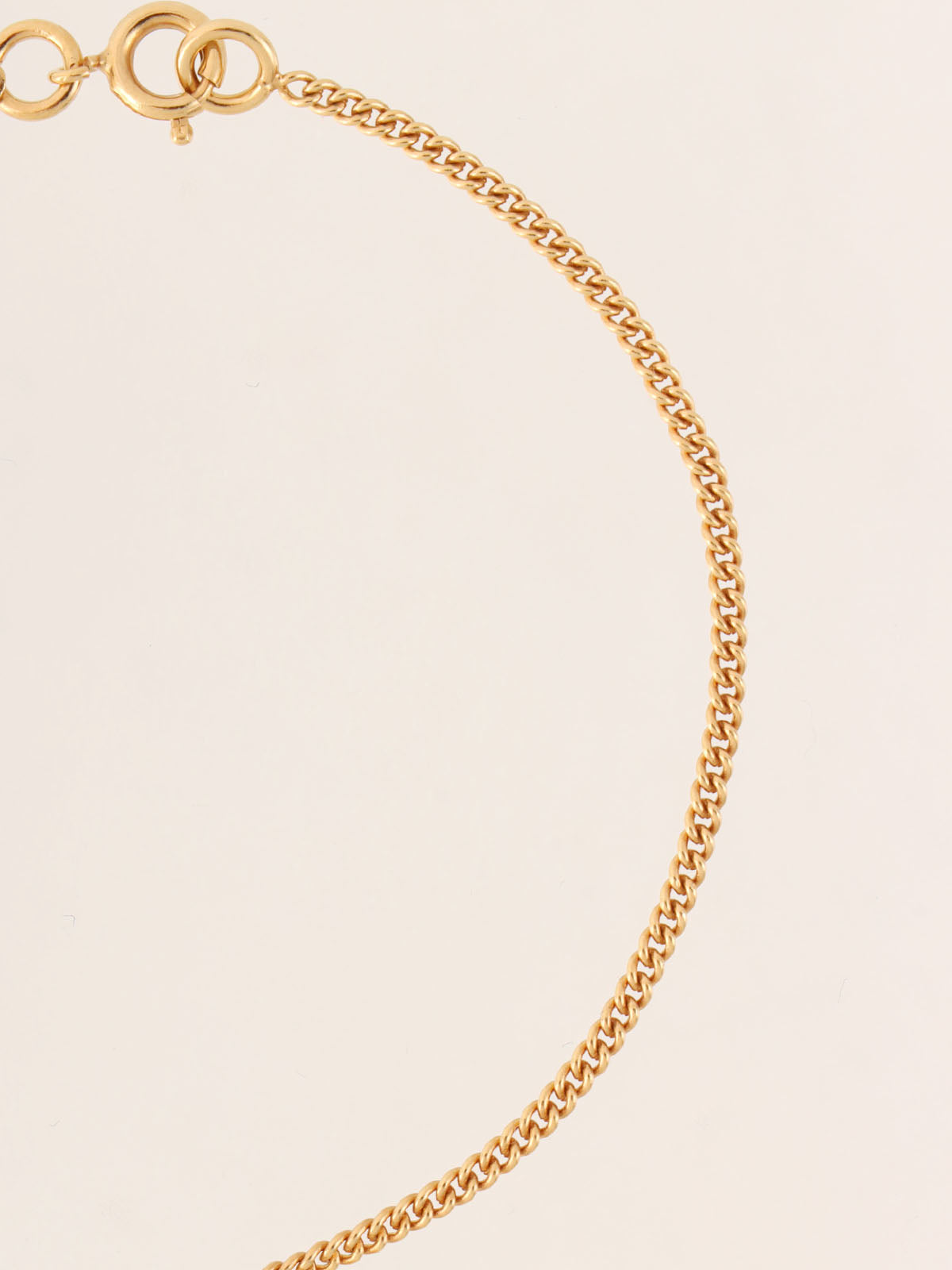 1995年製 CCマークプレートブレスレット ゴールド