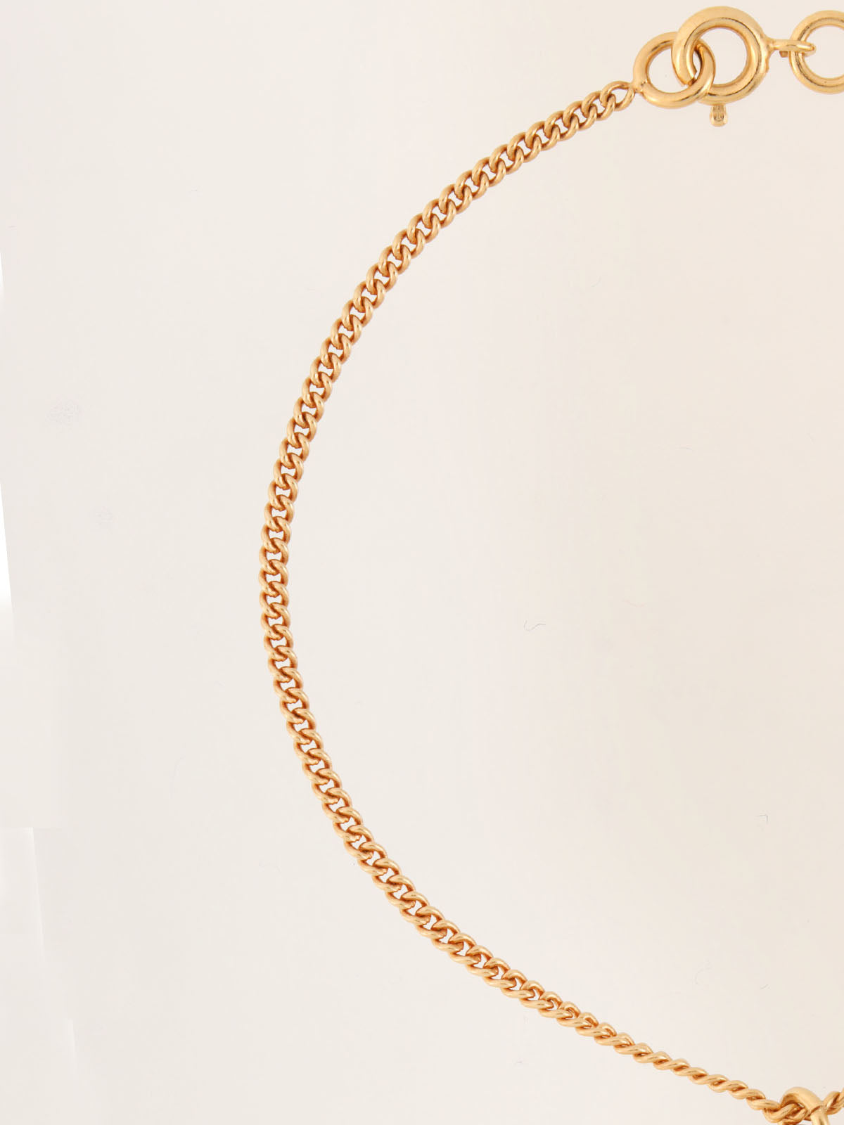 1995年製 CCマークプレートブレスレット ゴールド