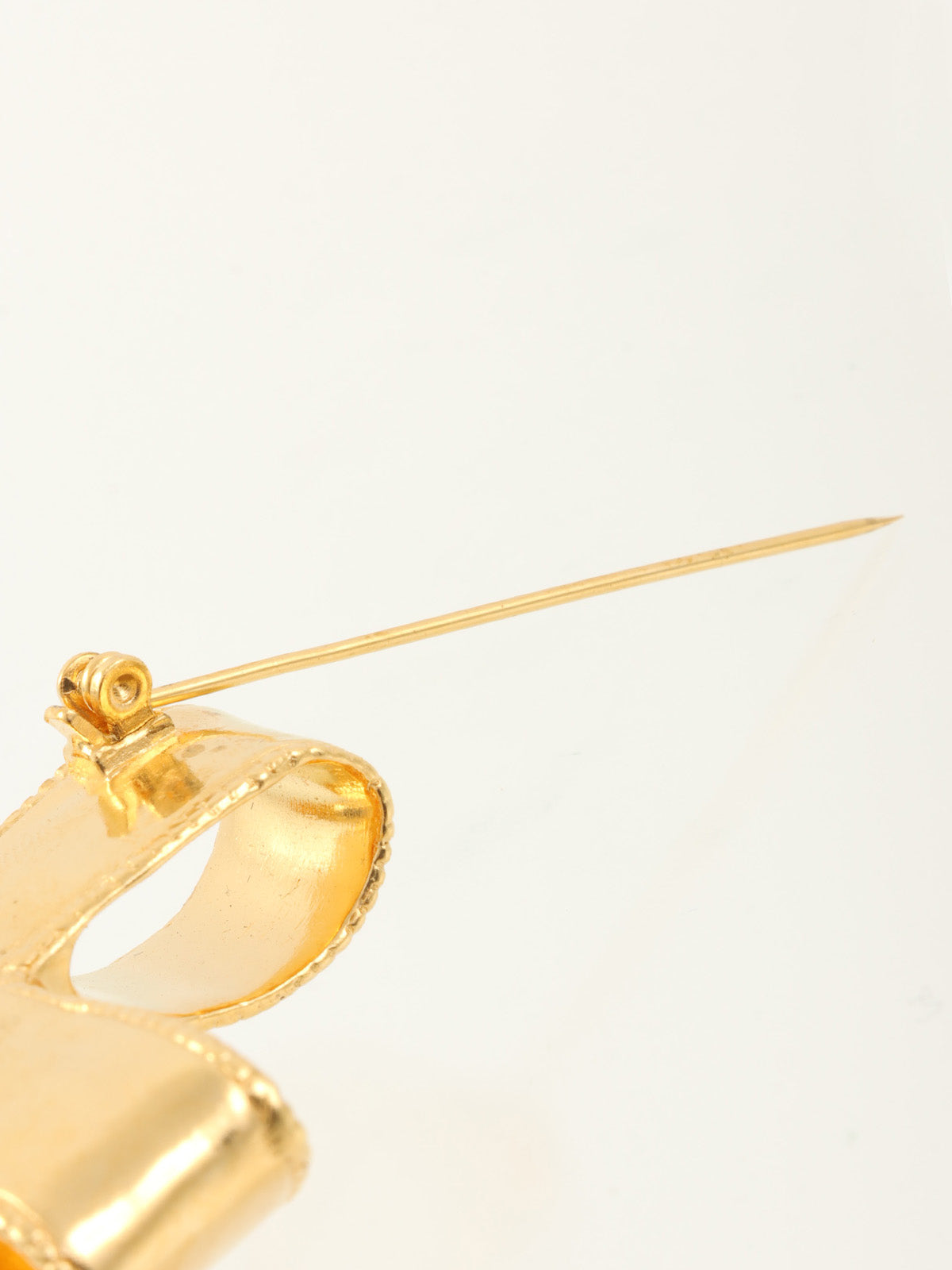 1997年製 クロスCCマークモチーフブローチ ゴールド