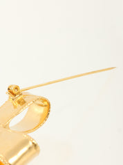 1997年製 クロスCCマークモチーフブローチ ゴールド