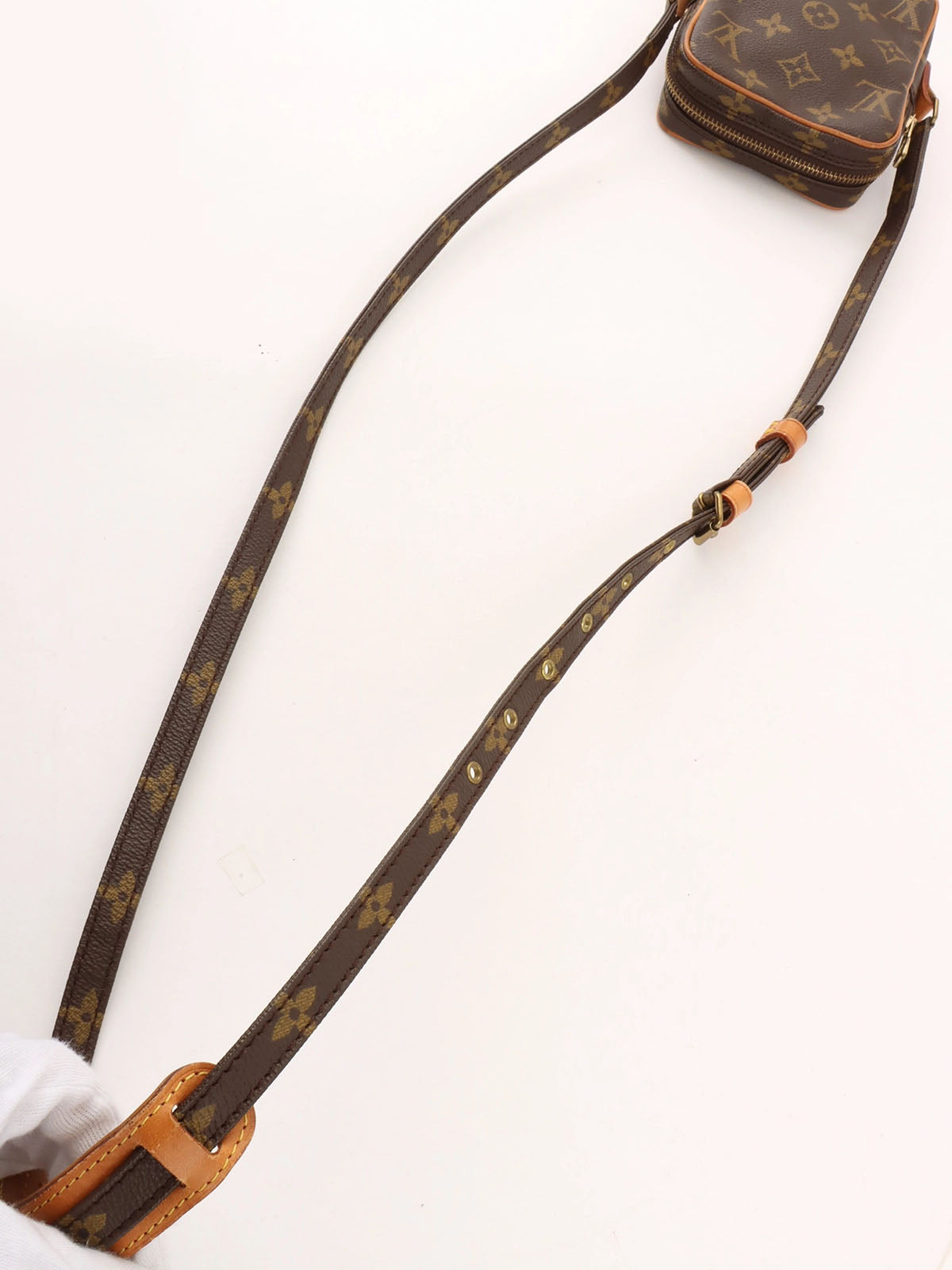 1998 Monogram Mini Danube 帆布棕色