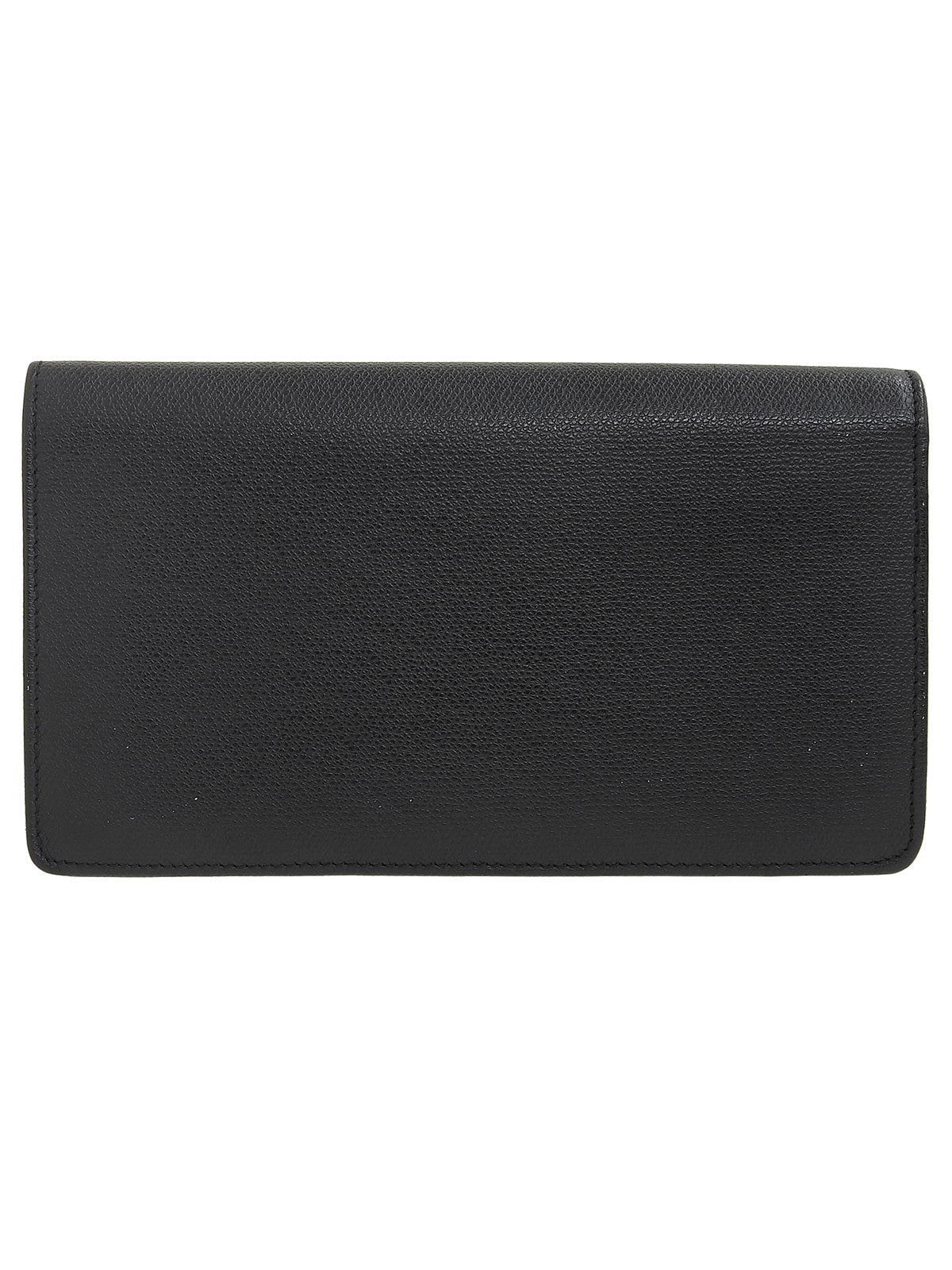 2005 CC mark plate long wallet black