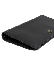 2005 CC mark plate long wallet black