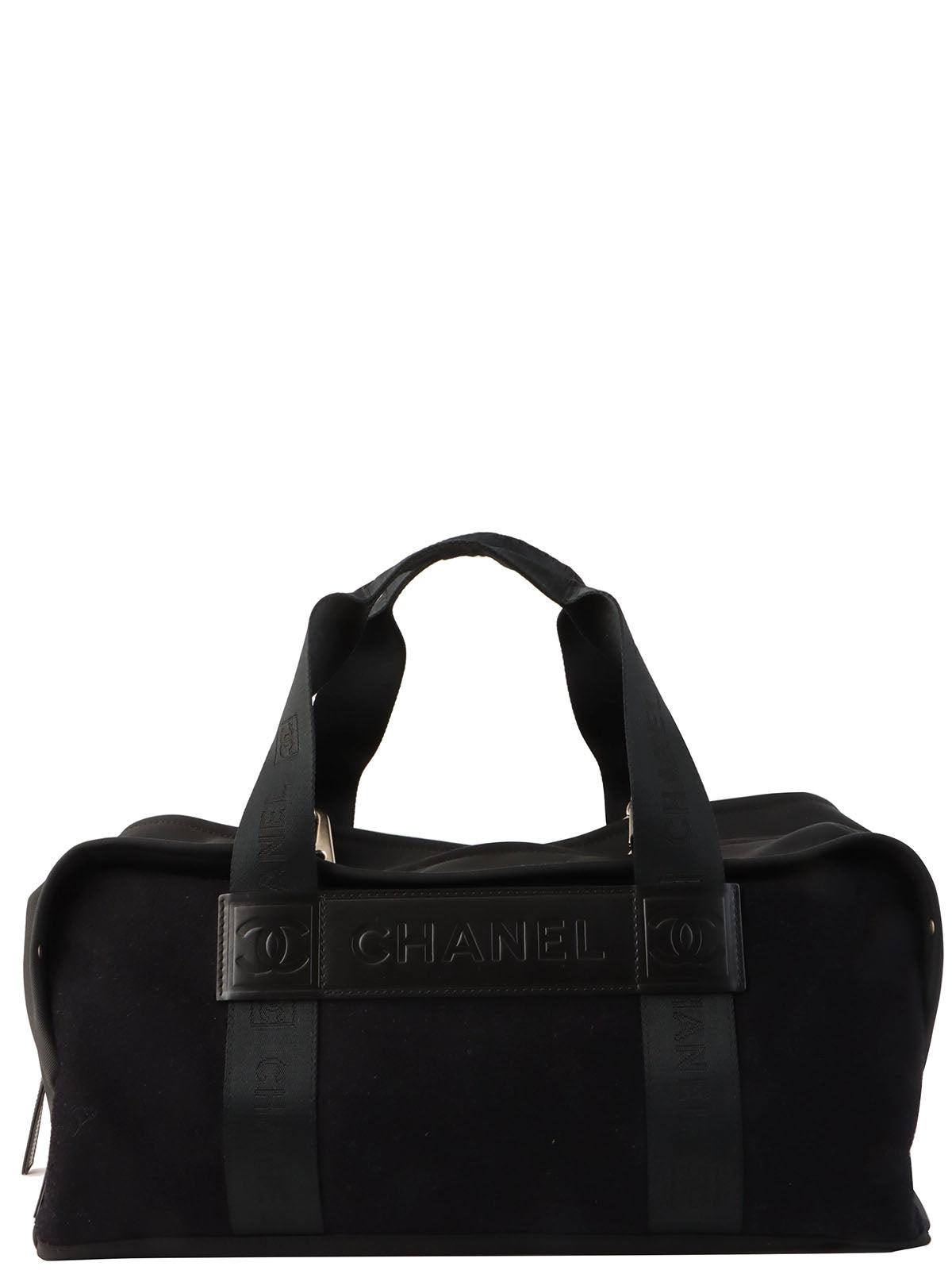 2004年頃製 スポーツラインウールナイロンコンビロゴボストンバッグ ブラック