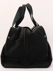 2004 Sports Line Wool Nylon Combination Logo Boston Bag Black