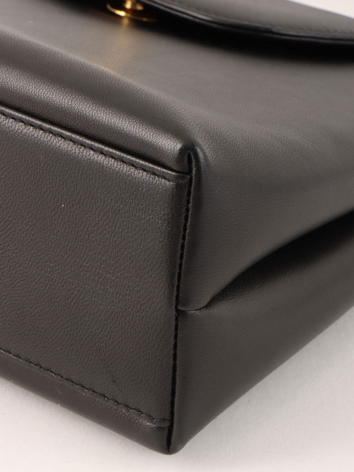 1998年頃製 CCターンロックハンドバッグ ブラック