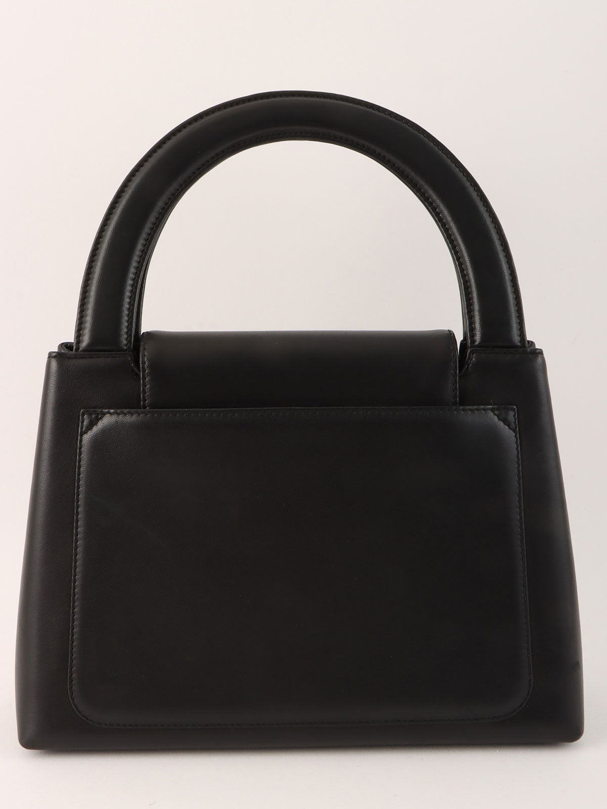 1998年頃製 CCターンロックハンドバッグ ブラック