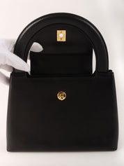 1998年頃製 CCターンロックハンドバッグ ブラック