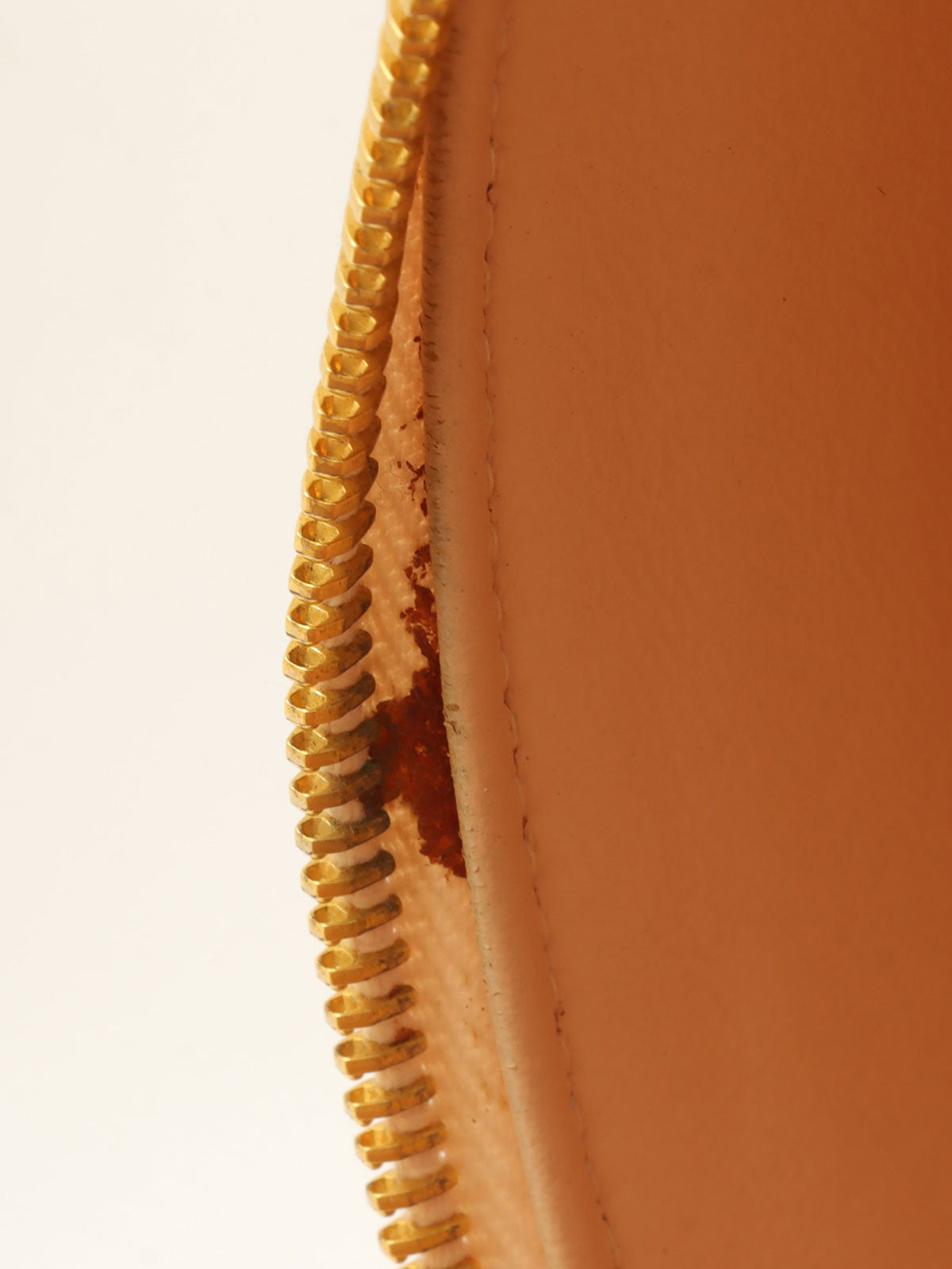 1995年頃製 パテントラウンドCCマークバニティバッグ ベージュ/ブラック