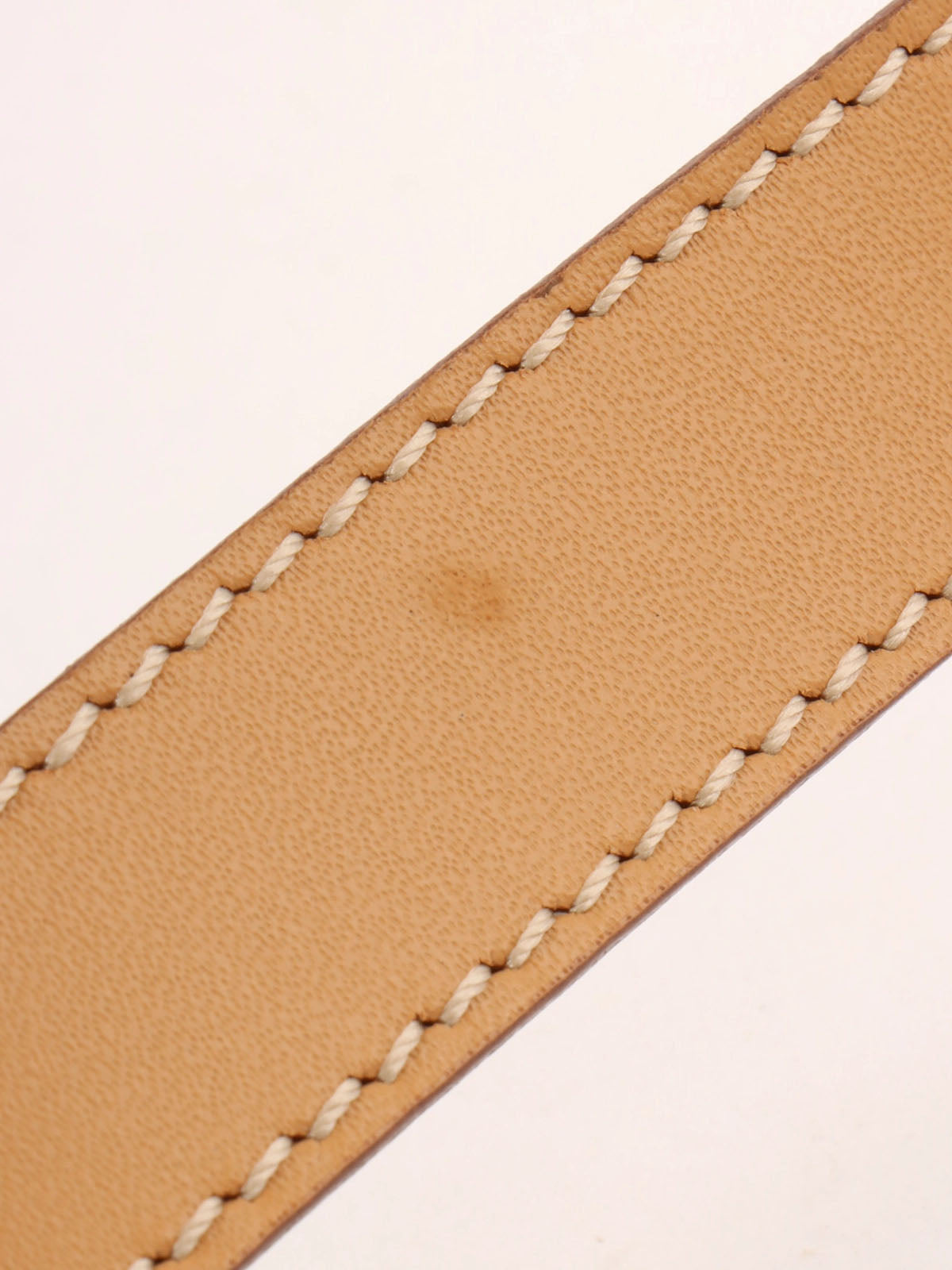 マカダムパターンロゴエンボス2wayバッグ　ブラウン