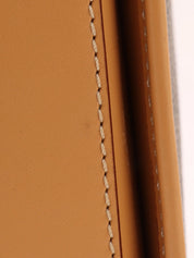 マカダムパターンロゴエンボス2wayバッグ　ブラウン