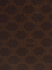 マカダムパターンロゴプレートショルダーバッグ ブラウン