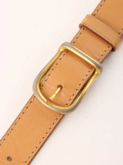 Macadam Pattern Logo Plate Shoulder Bag Brown