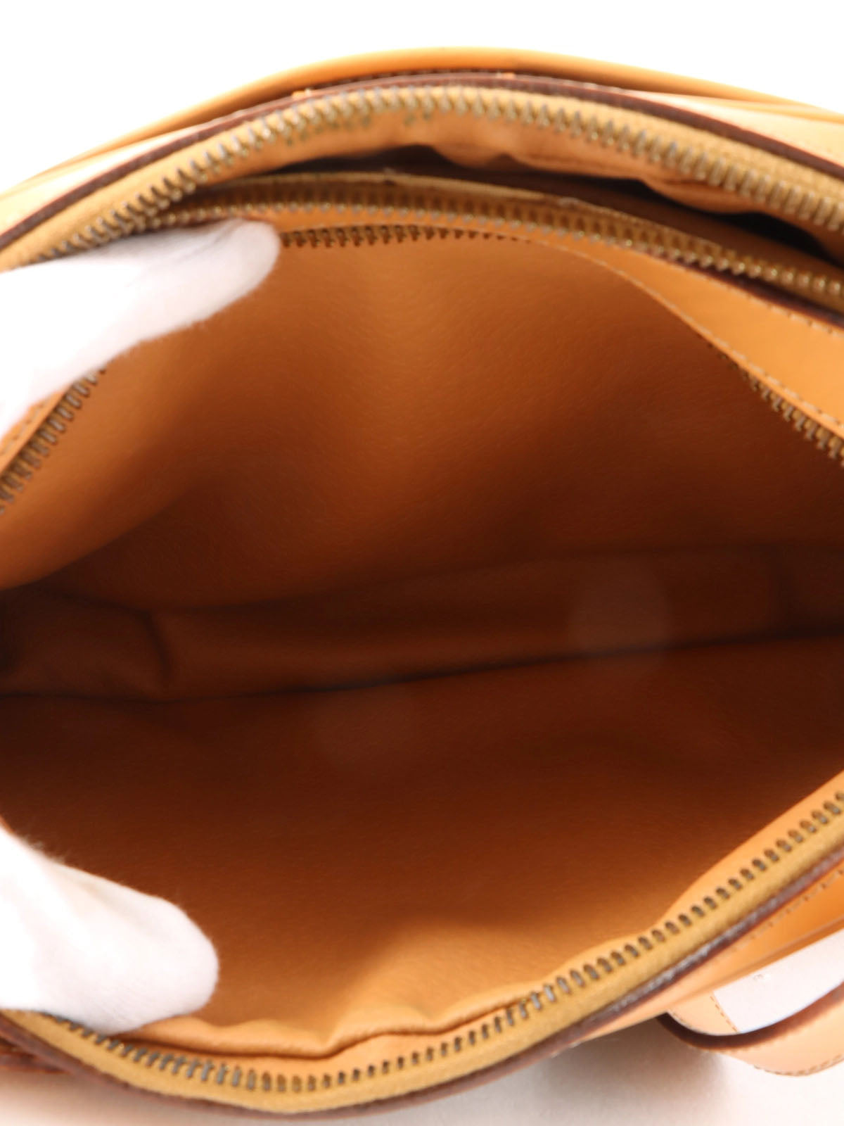 Macadam Pattern Logo Plate Shoulder Bag Brown