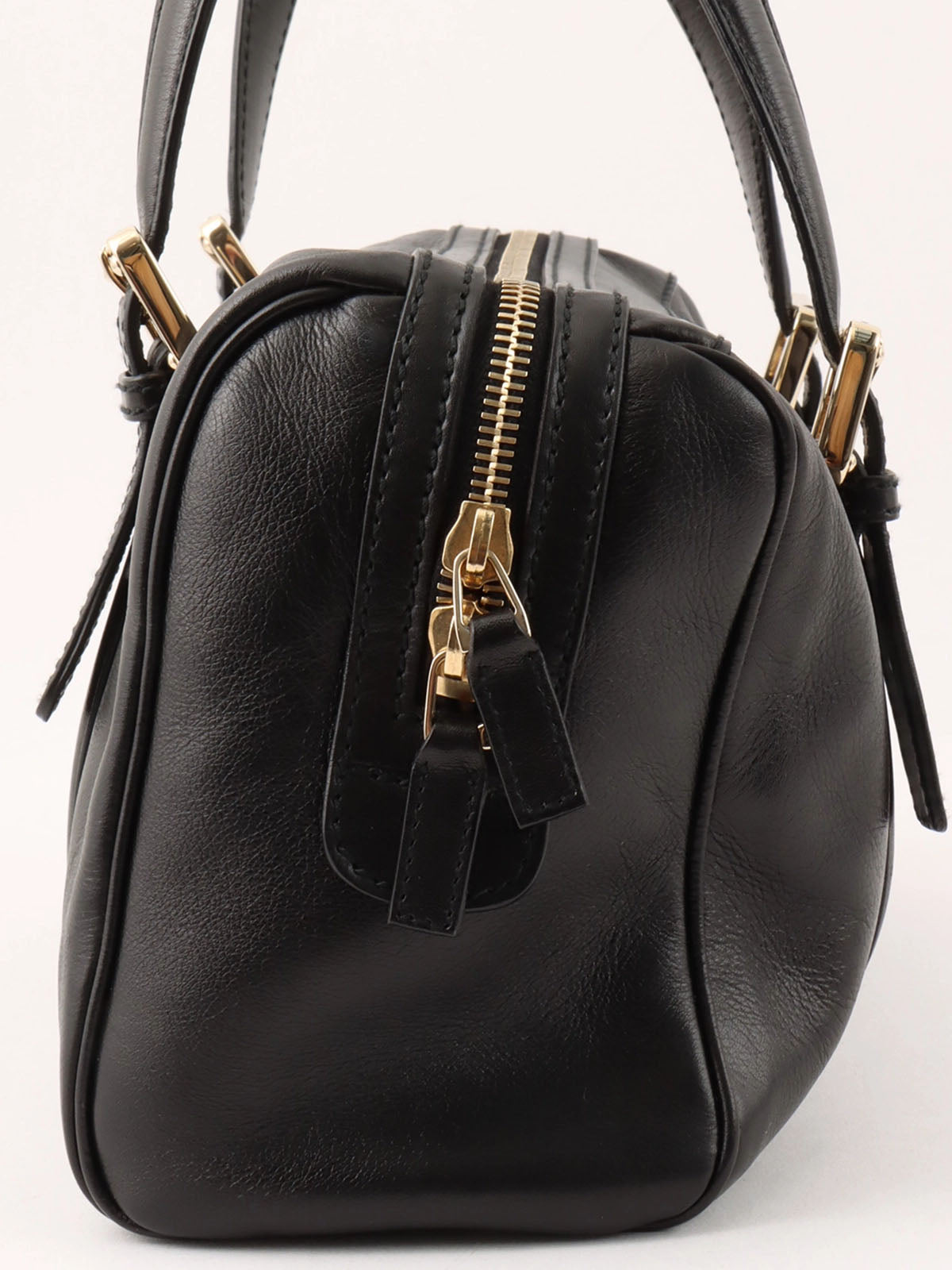 双G扣手提包 黑色