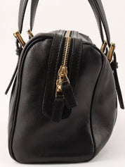 双G扣手提包 黑色