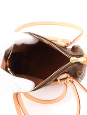 2008年製 キャンバスモノグラムミニスピーディカスタマイズ ブラウン