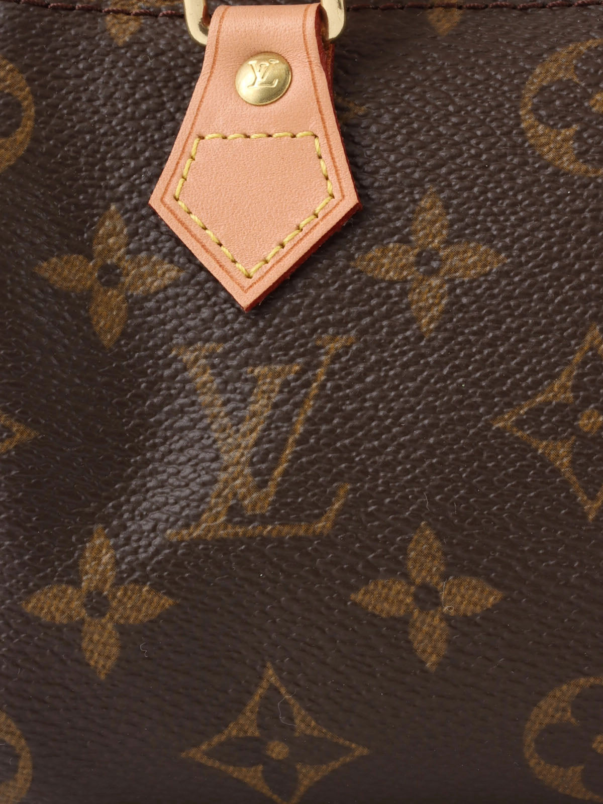 2008年製 キャンバスモノグラムミニスピーディカスタマイズ ブラウン