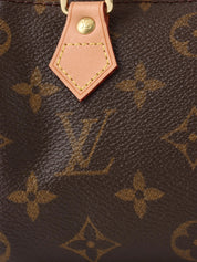 2008年製 キャンバスモノグラムミニスピーディカスタマイズ ブラウン