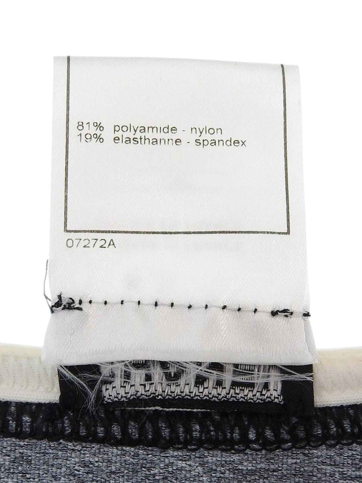 1998年製　CCマーク刺繍ノースリーブワンピース　グレー／マルチ