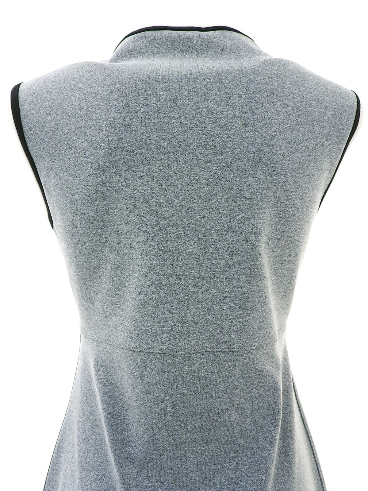 1998 CC Mark Embroidered Sleeveless Dress Gray/Multi