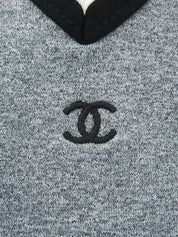 1998年製 CCマーク刺繍ノースリーブワンピース グレー/マルチ