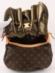 2009 Monogram Kalahari PM 棕色/金色