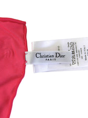 蝴蝶图案丝巾 粉色/蓝色