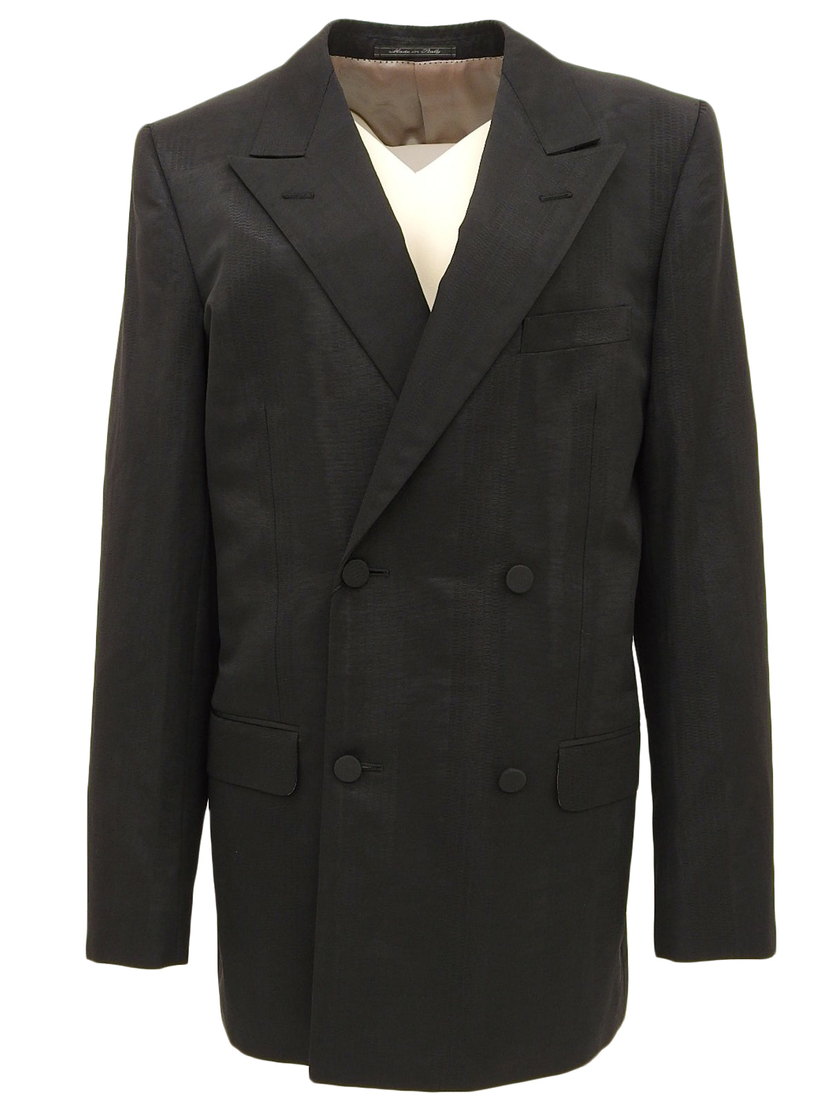 ダブルブレストジャケット ブラック