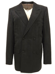 ダブルブレストジャケット ブラック
