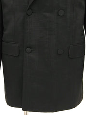 ダブルブレストジャケット ブラック