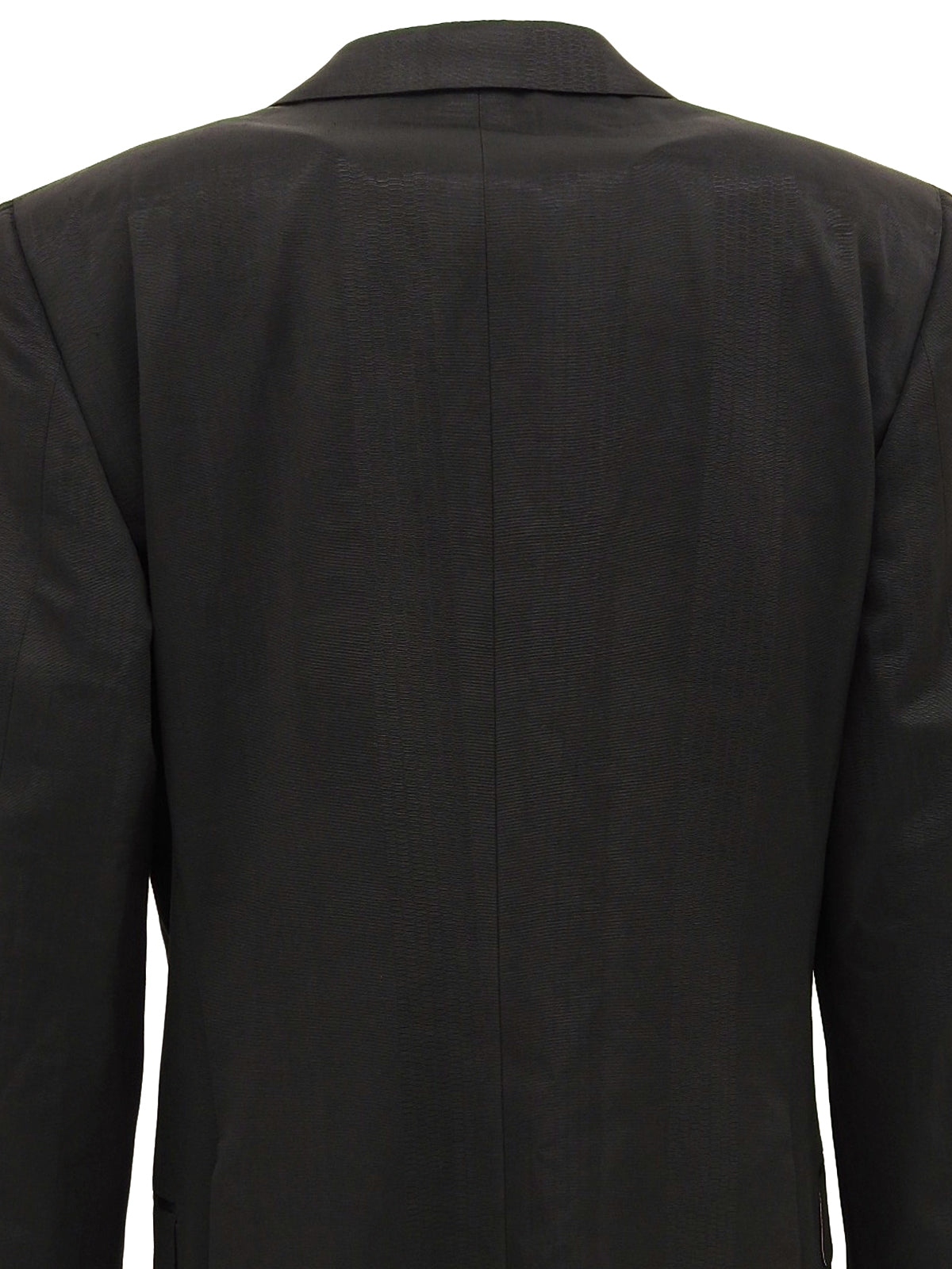 Double-breasted jacket in black