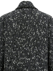 2001年製　ウールCCマークボタントリムデザインジャケット　グレー/ネイビー