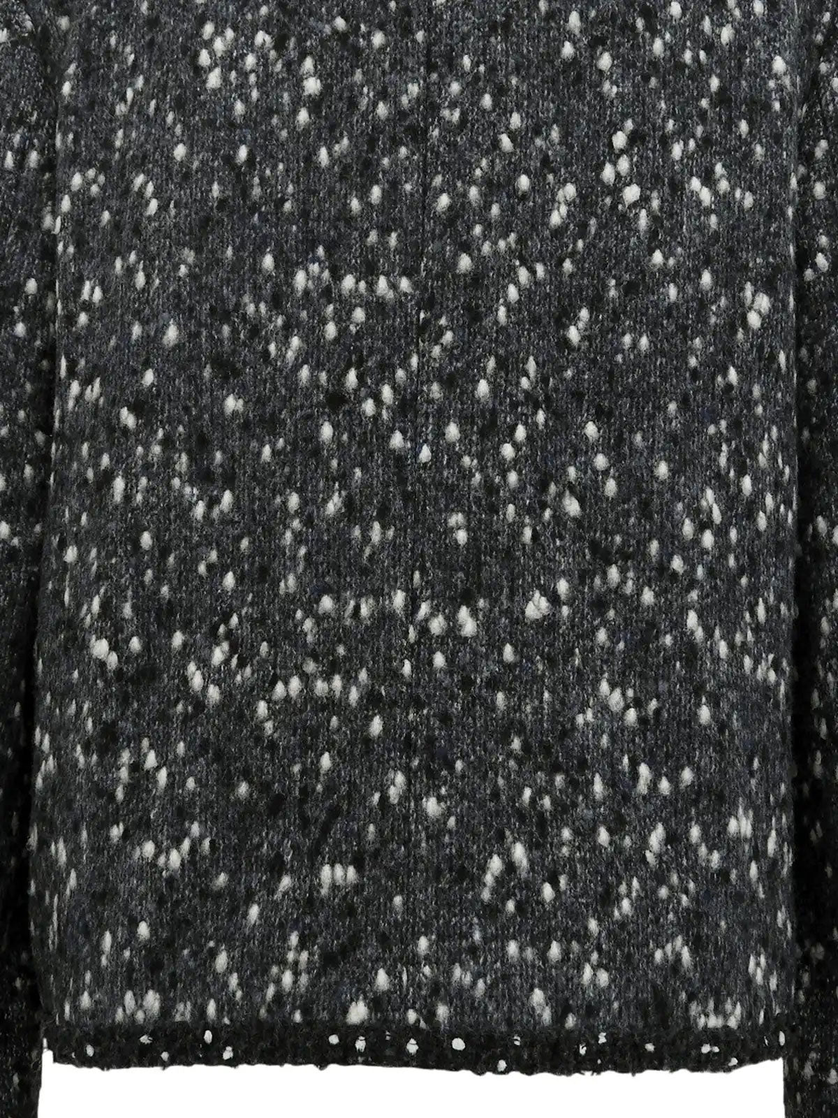 2001年製　ウールCCマークボタントリムデザインジャケット　グレー/ネイビー