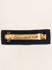 Vara 缎带发夹 海军蓝