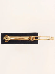 Vara Ribbon Barrette Navy