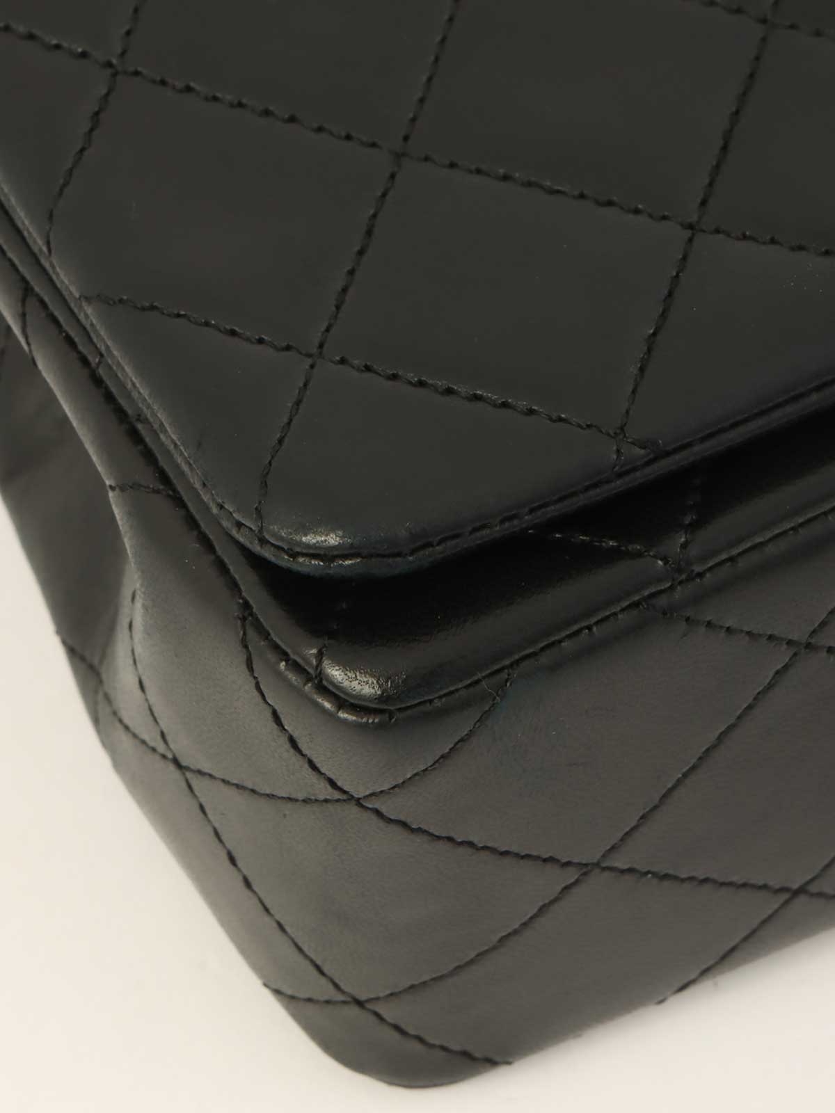 1990年頃製　ラムスキンフルフラップチェーンバッグ　ミニ