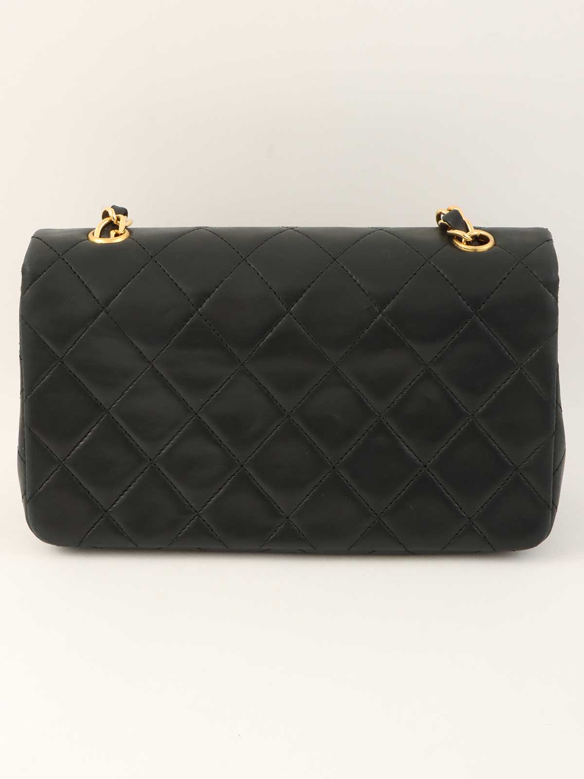 1990年頃製　ラムスキンフルフラップチェーンバッグ　ミニ