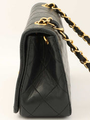 1990年頃製　ラムスキンフルフラップチェーンバッグ　ミニ