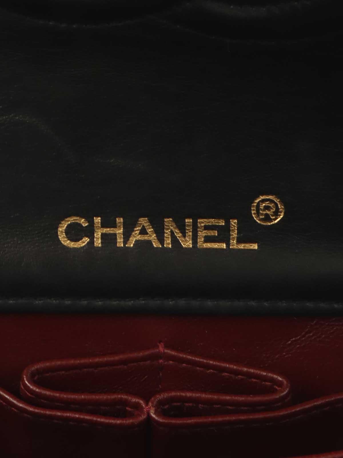 1990年頃製　ラムスキンフルフラップチェーンバッグ　ミニ