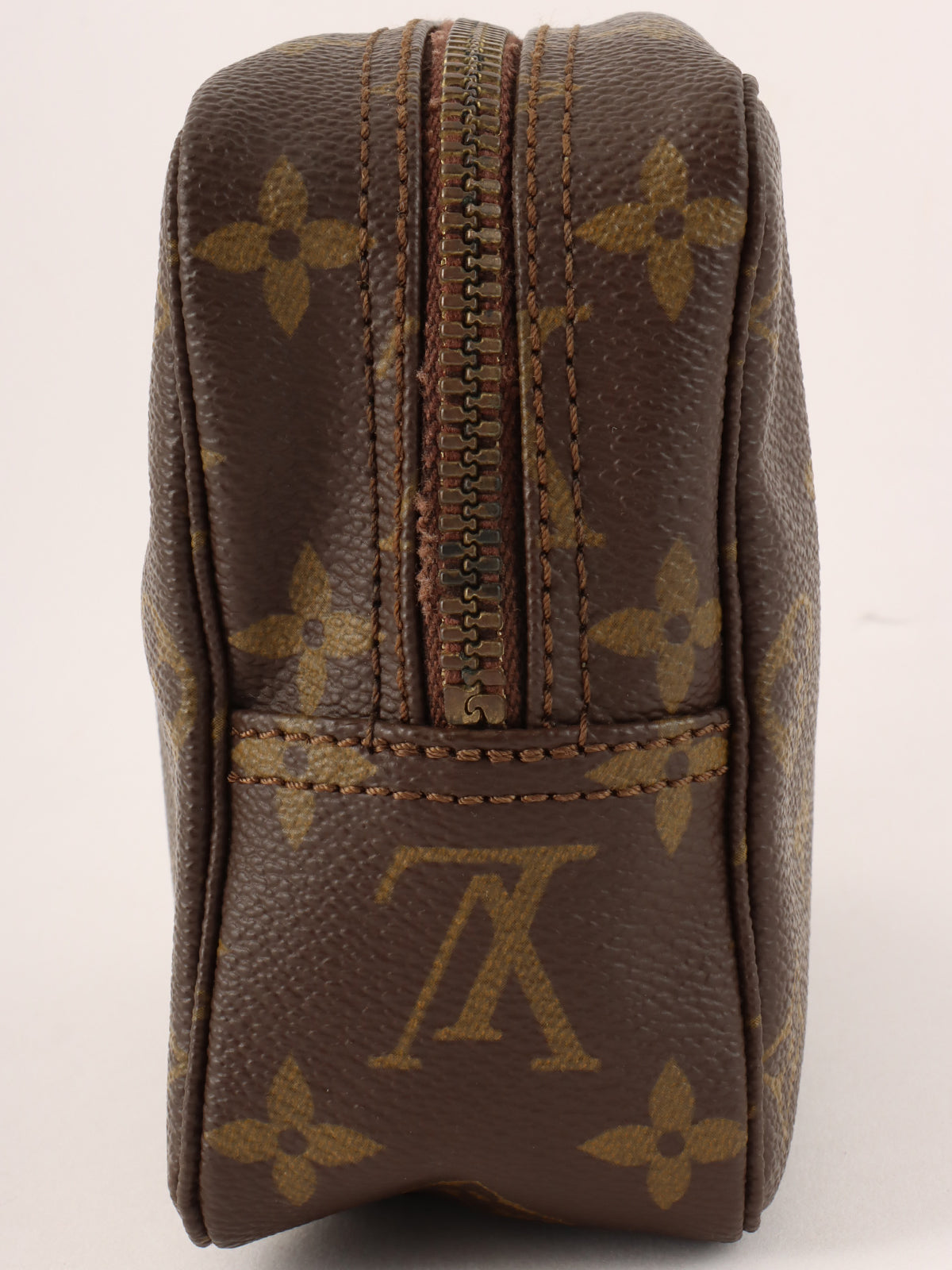 1984年製 キャンバスモノグラムトゥルーストワレット18 ブラウン