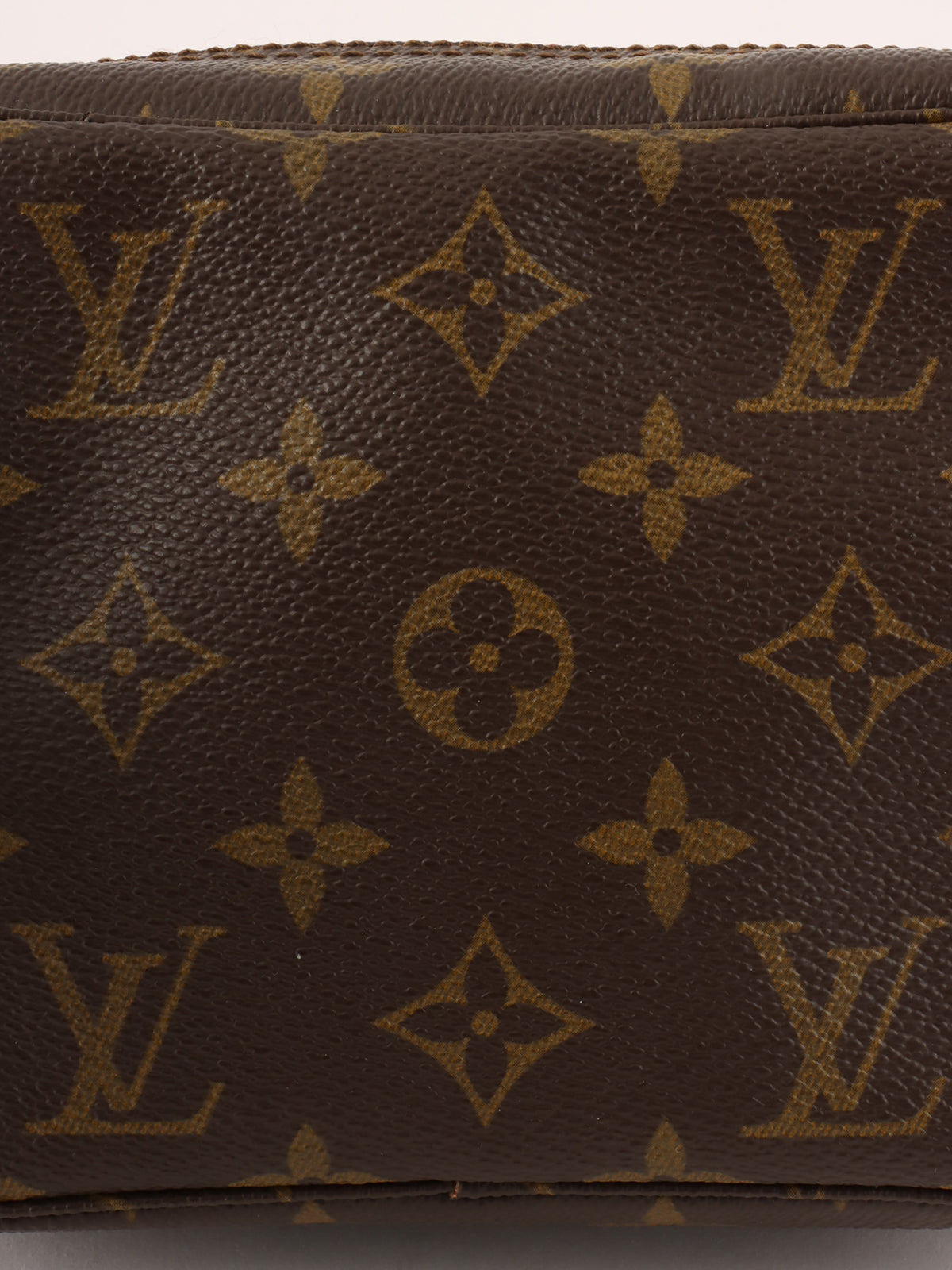 1984年製 キャンバスモノグラムトゥルーストワレット18 ブラウン