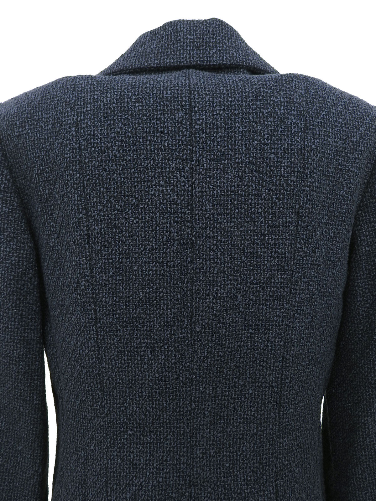 ツイードCCマークステッチジャケット　ネイビー