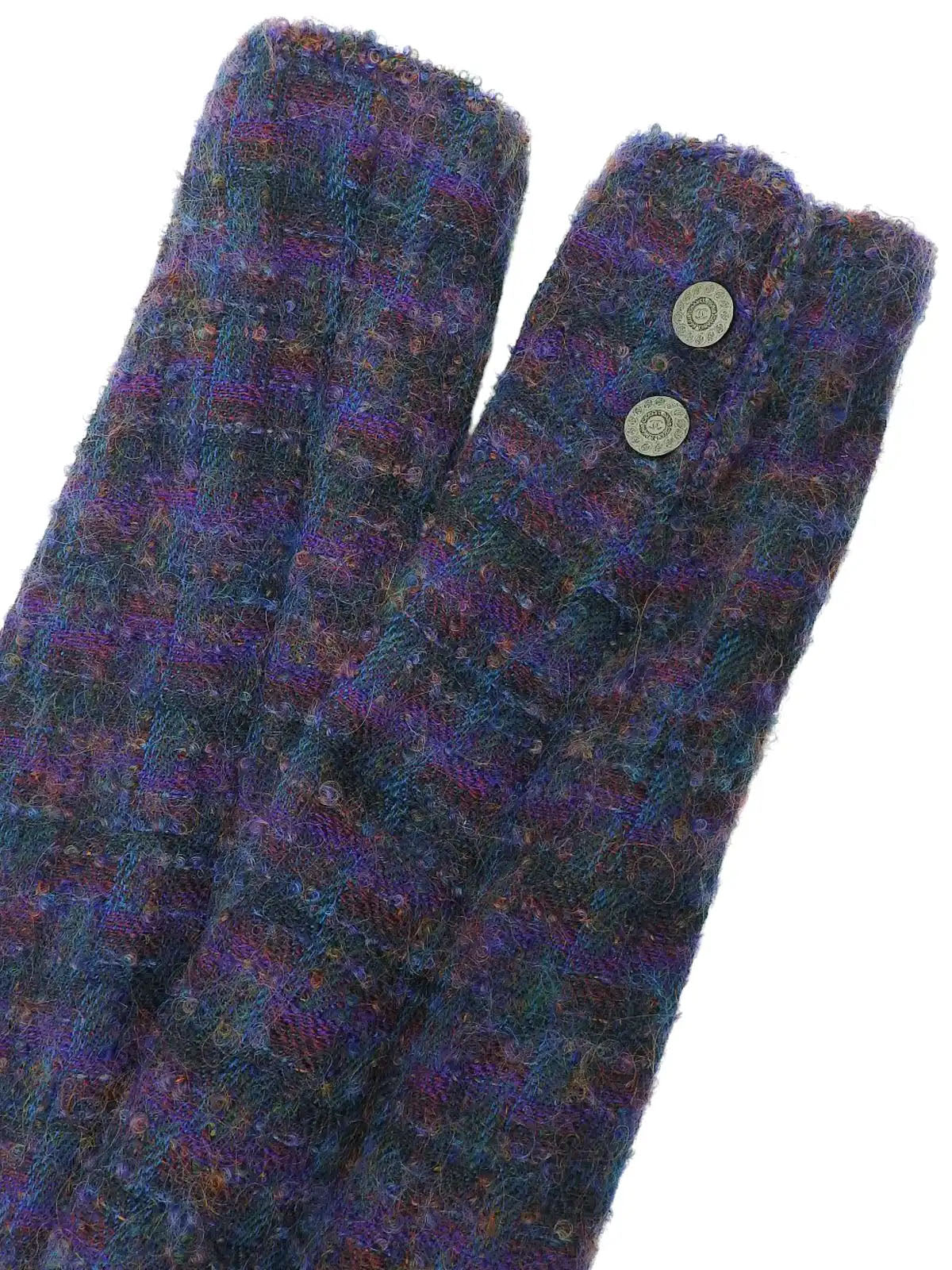 1997 CC Mark Button Tweed Jacket Purple/Multi