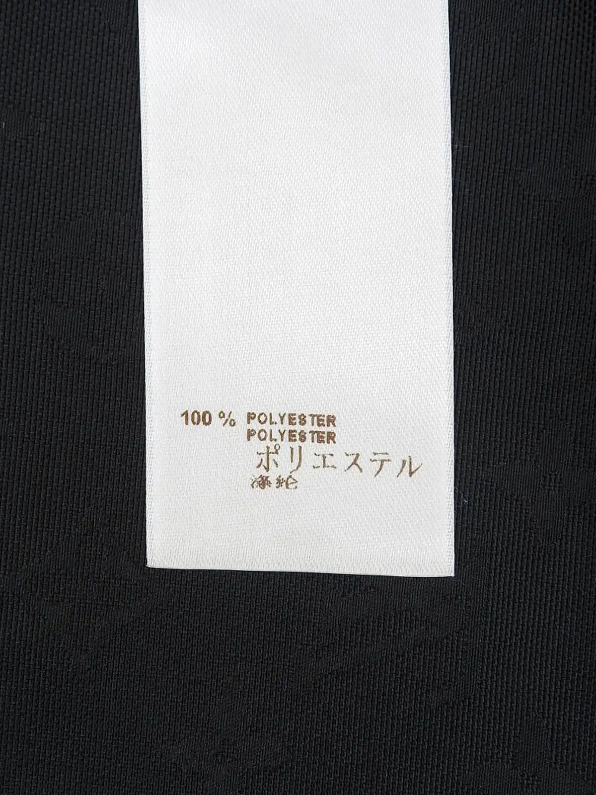 モノグラムパターンショートトレンチコート　ブラック