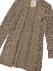 1993年製　CCマークボタンウールコート　アイボリー/マルチ