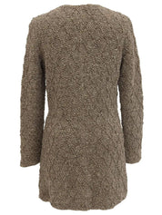 1993年製　CCマークボタンウールコート　アイボリー/マルチ