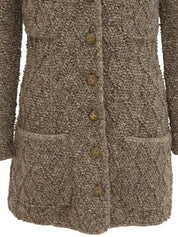 1993年製　CCマークボタンウールコート　アイボリー/マルチ