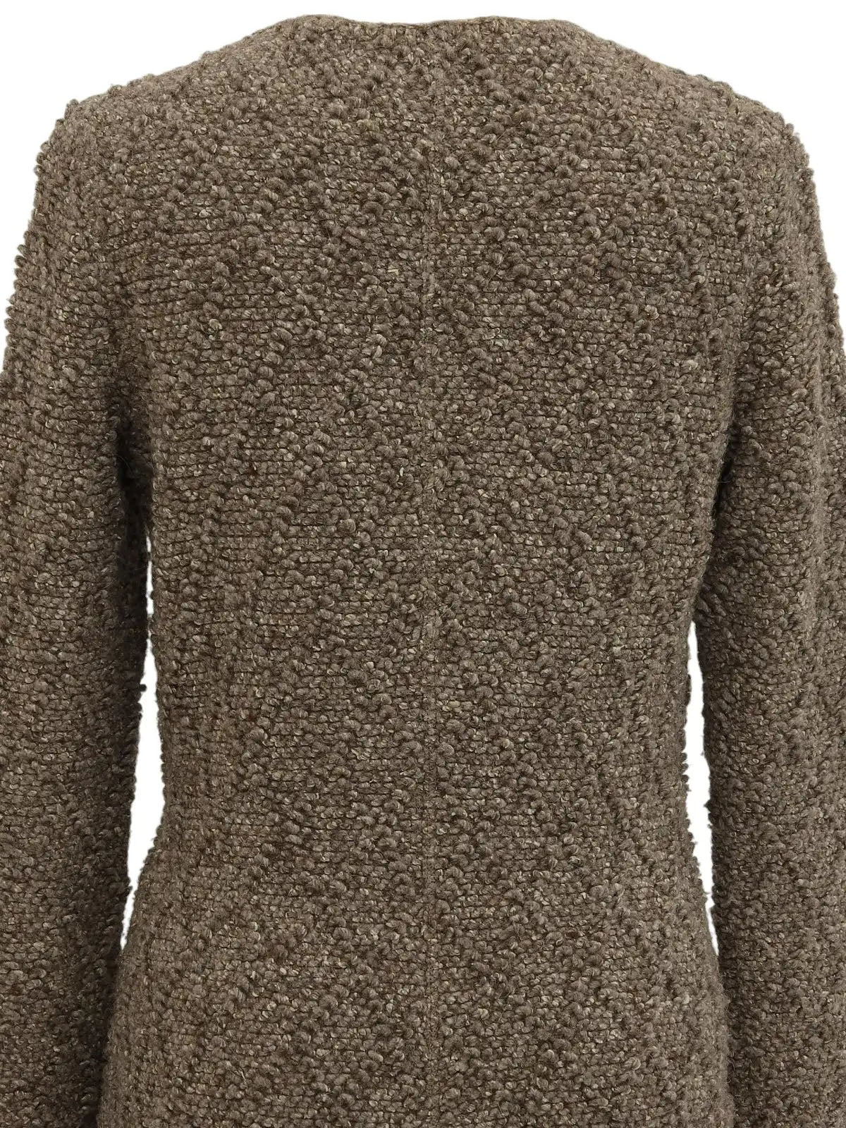 1993年製　CCマークボタンウールコート　アイボリー/マルチ